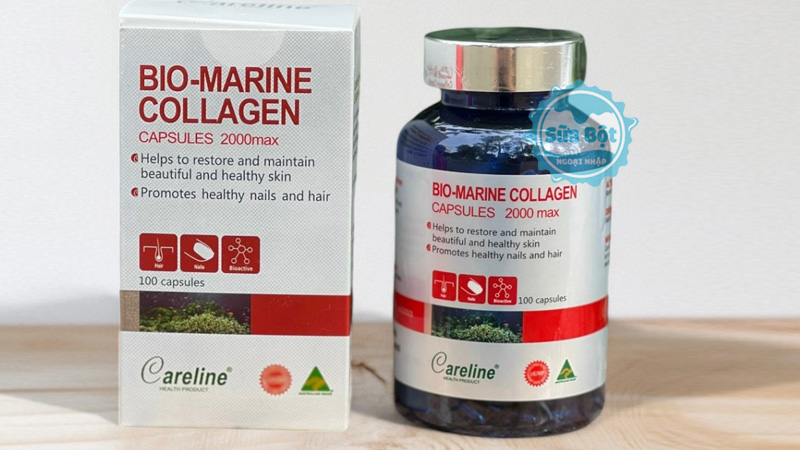 Viên uống Bio Marine Collagen Careline giúp giữ độ ẩm tự nhiên, giảm nếp nhăn Viên uống Bio Marine Collagen Careline giúp giữ độ ẩm tự nhiên, giảm nếp nhăn