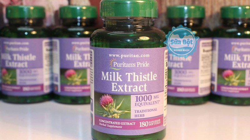Puritan’s Pride Milk Thistle Extract 1000mg hỗ trợ thải độc cho gan, cải thiện gan nhiễm mỡ, viêm gan Puritan’s Pride Milk Thistle Extract 1000mg hỗ trợ thải độc cho gan, cải thiện gan nhiễm mỡ, viêm gan