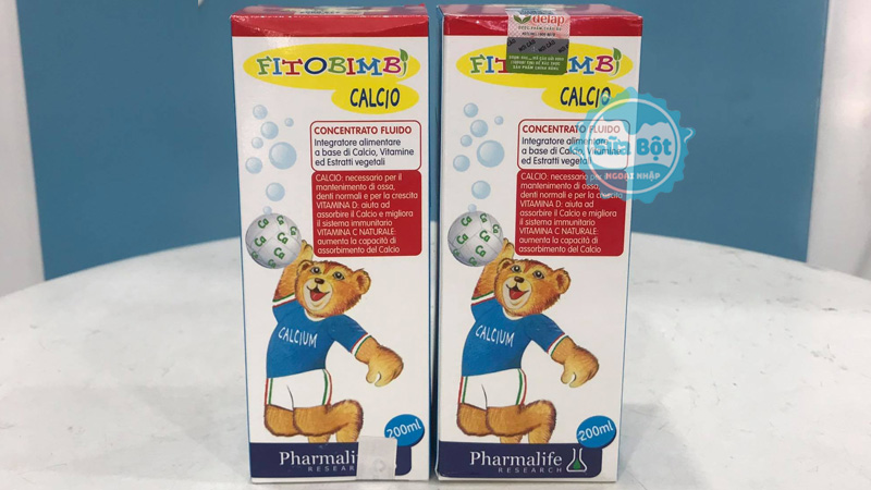 Siro Fitobimbi Calcio bổ sung canxi, vitamin D3 cho trẻ Siro Fitobimbi Calcio bổ sung canxi, vitamin D3 cho trẻ
