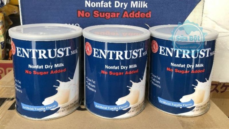 Sữa bột Entrust Milk làm từ sữa bò thiên nhiên 100% Sữa bột Entrust Milk làm từ sữa bò thiên nhiên 100%