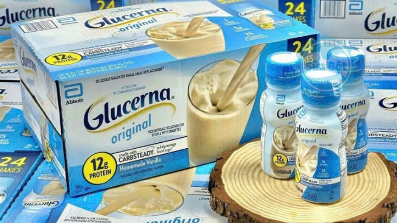 Sữa nước Glucerna Original Shake thiết kế tiện lợi, dễ dùng