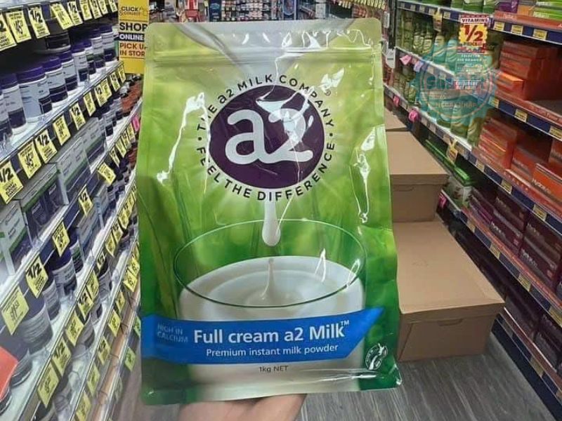 Sữa bột nguyên kem A2 Full cream sản xuất từ bò thuần chủng A2/A2 Sữa bột nguyên kem A2 Full cream sản xuất từ bò thuần chủng A2/A2
