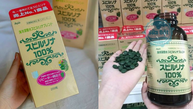 Tảo xoắn Spirulina Nhật Bản chứa nhiều vitamin, khoáng chất, acid amin giúp tăng cường sức khỏe Tảo xoắn Spirulina Nhật Bản chứa nhiều vitamin, khoáng chất, acid amin giúp tăng cường sức khỏe