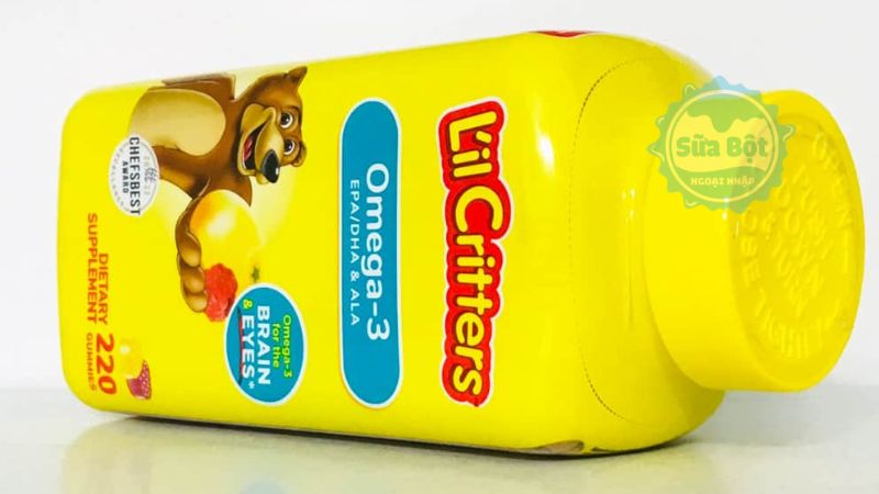 Kẹo gấu dẻo L’il Critters Omega 3 có hình dạng, màu sắc hấp dẫn, dễ cho trẻ dùng Kẹo gấu dẻo L’il Critters Omega 3 có hình dạng, màu sắc hấp dẫn, dễ cho trẻ dùng