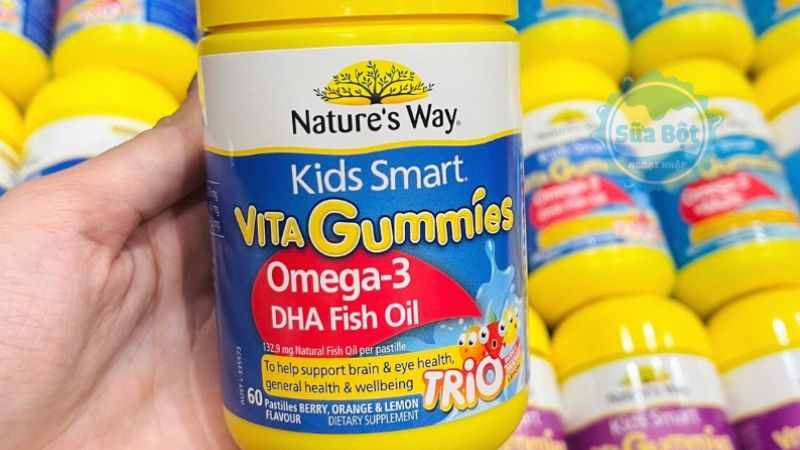 Nature’s Way Kids Smart Vita Gummies Omega-3 DHA Fish Oil cung cấp Omega-3 DHA, EPA Nature’s Way Kids Smart Vita Gummies Omega-3 DHA Fish Oil cung cấp Omega-3 DHA, EPA