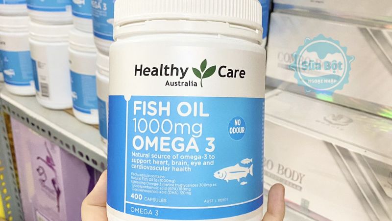 Dầu cá Healthy Care Fish Oil 1000mg phù hợp với người trưởng thành, trẻ từ 6 tuổi Dầu cá Healthy Care Fish Oil 1000mg phù hợp với người trưởng thành, trẻ từ 6 tuổi