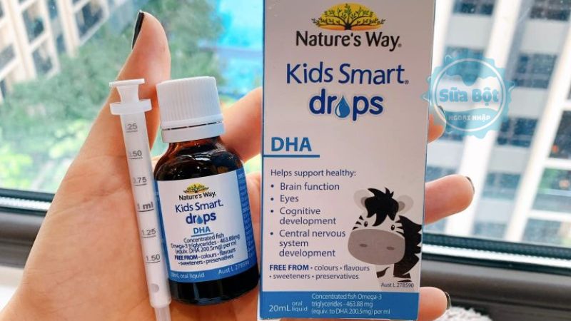 Natures Way Kids Smart Drops bổ sung hàm lượng cao DHA cho bé Natures Way Kids Smart Drops bổ sung hàm lượng cao DHA cho bé