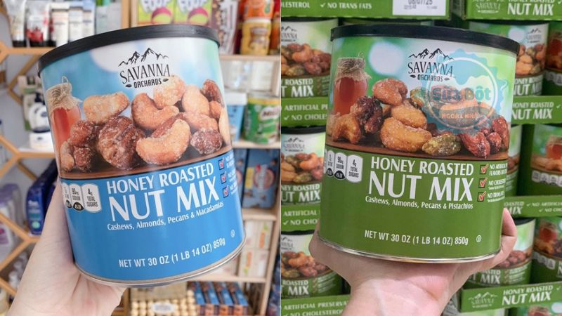 Savanna Orchards Gourmet Honey Roasted Nut Mix dùng trực tiếp hoặc kết hợp với kem, bánh ngọt Savanna Orchards Gourmet Honey Roasted Nut Mix dùng trực tiếp hoặc kết hợp với kem, bánh ngọt