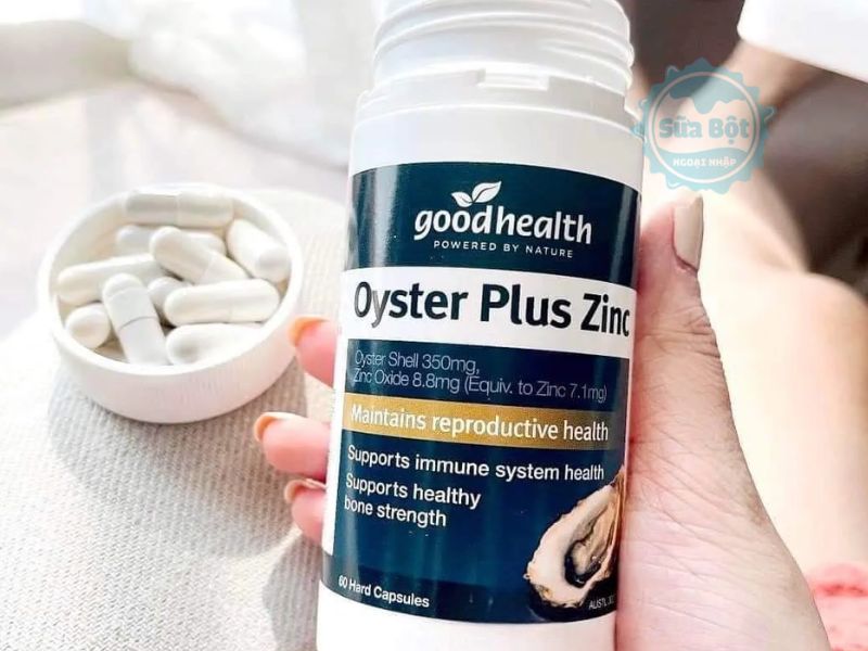 Goodhealth Oyster Plus Zinc cho khả năng giúp duy trì sức khỏe sinh sản cho phái mạnh Goodhealth Oyster Plus Zinc cho khả năng giúp duy trì sức khỏe sinh sản cho phái mạnh
