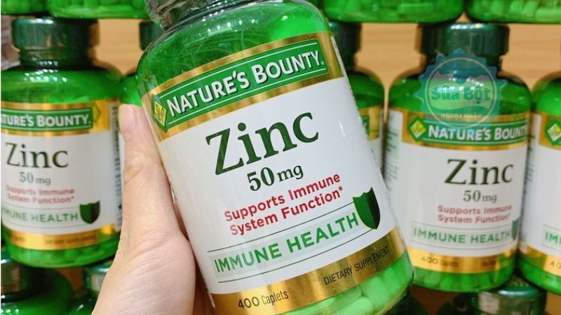 Nature’s Bounty Zinc 50mg hỗ trợ tăng đề kháng, hỗ trợ sức khỏe da Nature’s Bounty Zinc 50mg hỗ trợ tăng đề kháng, hỗ trợ sức khỏe da