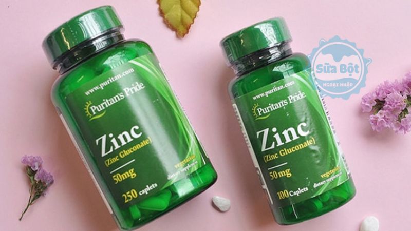 Puritan’s Pride Zinc 50mg thành phần chiết xuất từ thực vật, không chất bảo quản Puritan’s Pride Zinc 50mg thành phần chiết xuất từ thực vật, không chất bảo quản