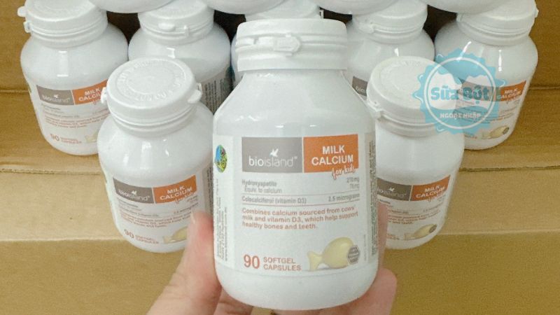 Bio Island Milk Calcium làm từ nguyên liệu sữa bò nguyên chất Bio Island Milk Calcium làm từ nguyên liệu sữa bò nguyên chất