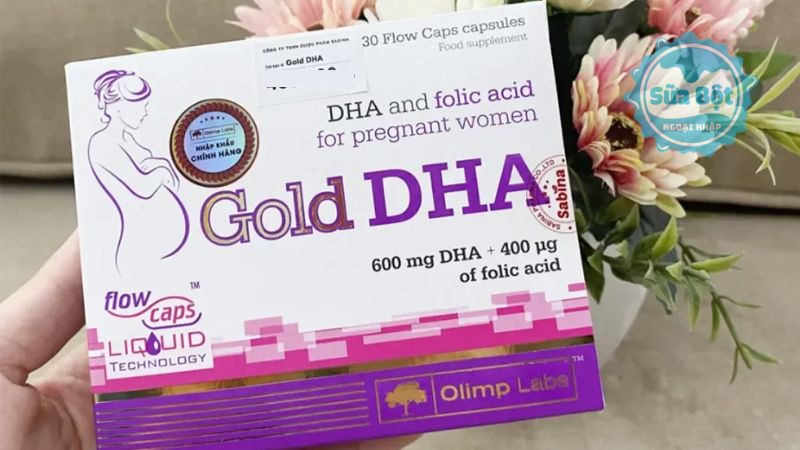 Gold DHA Chela Olimp Labs bổ sung DHA và axit folic Gold DHA Chela Olimp Labs bổ sung DHA và axit folic