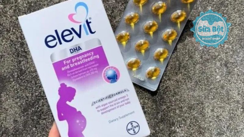 Elevit DHA cho bà bầu được chiết xuất từ vi tảo biển Elevit DHA cho bà bầu được chiết xuất từ vi tảo biển