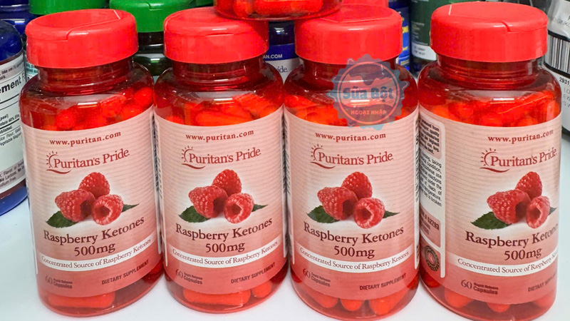 Puritan’s Pride Raspberry Ketones 500mg ngừa tích tụ mỡ thừa, duy trì được cân nặng Puritan’s Pride Raspberry Ketones 500mg ngừa tích tụ mỡ thừa, duy trì được cân nặng