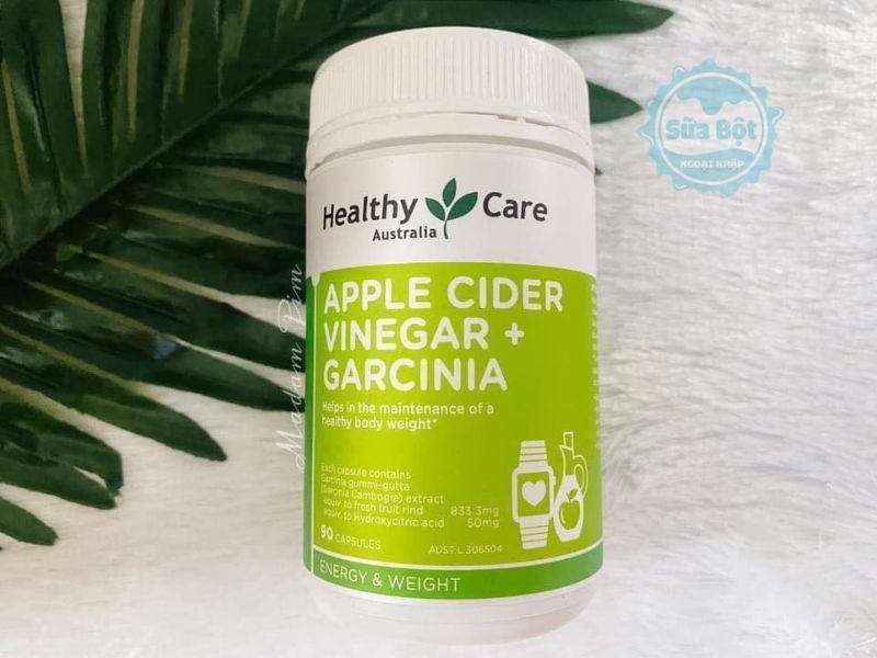 Healthy Care Apple Cider Vinegar + Garcinia thành phần thiên nhiên lành tính Healthy Care Apple Cider Vinegar + Garcinia thành phần thiên nhiên lành tính