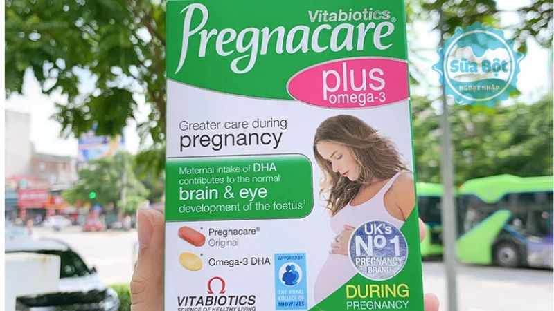 Vitamin Vitabiotics Pregnacare Plus Omega-3 hỗ trợ tăng cường sức khỏe cho mẹ và sự phát triển của thai nhi Vitamin Vitabiotics Pregnacare Plus Omega-3 bổ sung vitamin, khoáng chất và Omega 3