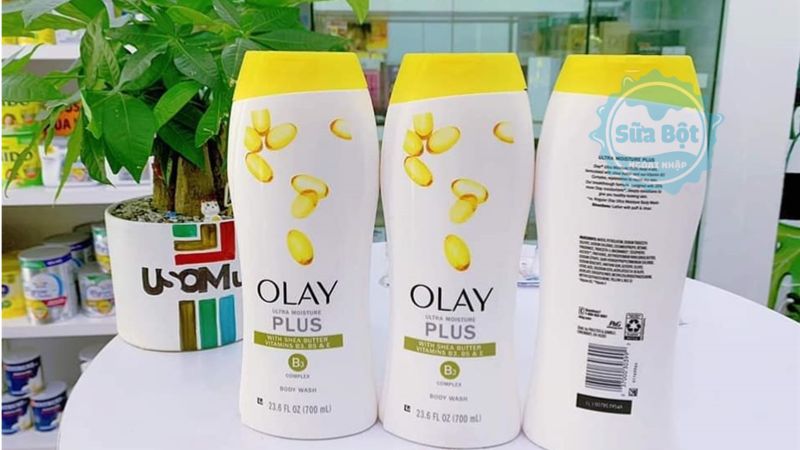 Sữa tắm Olay Ultra Moisture Plus có hương thơm nhẹ nhàng, dễ chịu khi tắm rửa