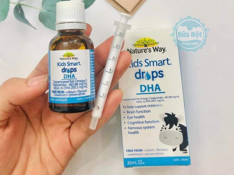 Natures Way Kids Smart Drops bổ sung DHA hàm lượng cao hỗ trợ phát triển trí não Natures Way Kids Smart Drops bổ sung DHA hàm lượng cao hỗ trợ phát triển trí não