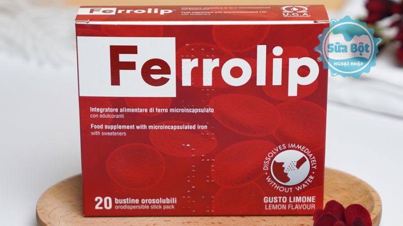 Sắt sinh học Ferrolip hấp thụ hiệu quả, dạng buccal tan trong miệng có thể uống trực tiếp Sắt sinh học Ferrolip hấp thụ hiệu quả, dạng buccal tan trong miệng có thể uống trực tiếp