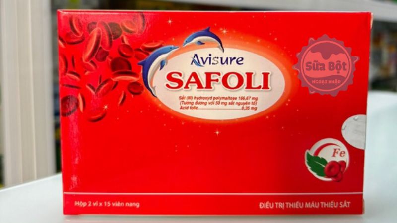 Viên sắt Safoli của Avisure dễ dàng hấp thụ, dùng an toàn Viên sắt Safoli của Avisure dễ dàng hấp thụ, dùng an toàn