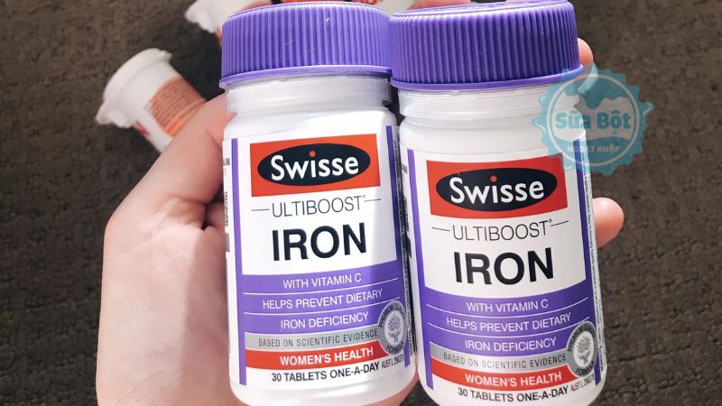 Viên uống Swisse Iron phù hợp cho phụ nữ có thai, người ăn chay Viên uống Swisse Iron phù hợp cho phụ nữ có thai, người ăn chay