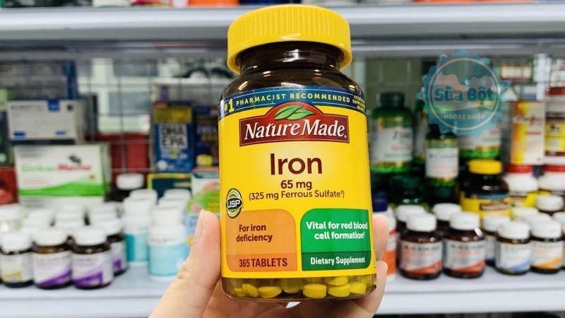 Viên uống Nature Made Iron cung cấp đủ lượng sắt ngừa thiếu máu, thiếu sắt Viên uống Nature Made Iron cung cấp đủ lượng sắt ngừa thiếu máu, thiếu sắt