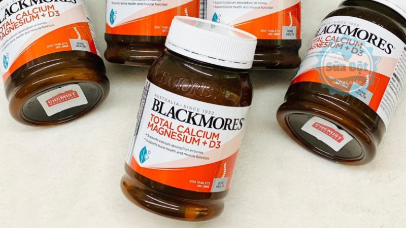 Blackmores Total Calcium & Magnesium + D3 hỗ trợ và tăng cường chức năng cho khớp, xương khỏe mạnh