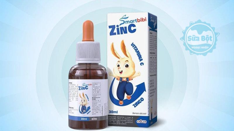 Kẽm Smartbibi ZinC kích thích trẻ ăn ngon, hỗ trợ tăng chiều cao Kẽm Smartbibi ZinC kích thích trẻ ăn ngon, hỗ trợ tăng chiều cao
