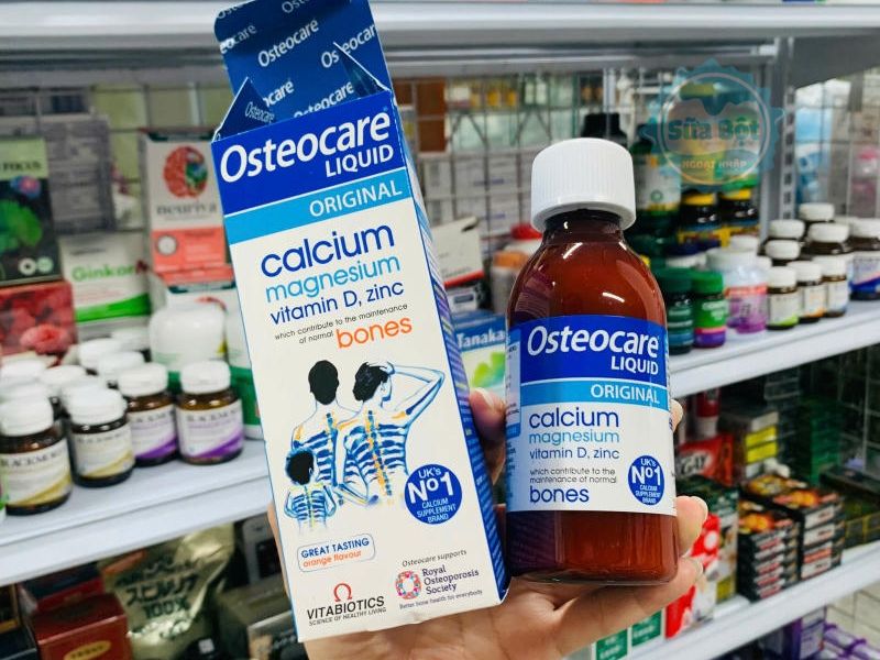 Canxi dạng nước Osteocare Liquid có vị cam thanh ngọt dễ uống Canxi dạng nước Osteocare Liquid có vị cam thanh ngọt dễ uống