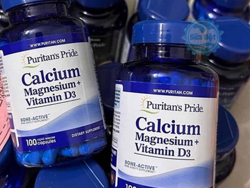 Puritan’s Pride Calcium Magnesium Vitamin D3 hỗ trợ cho sức khỏe xương răng Puritan’s Pride Calcium Magnesium Vitamin D3 hỗ trợ cho sức khỏe xương răng