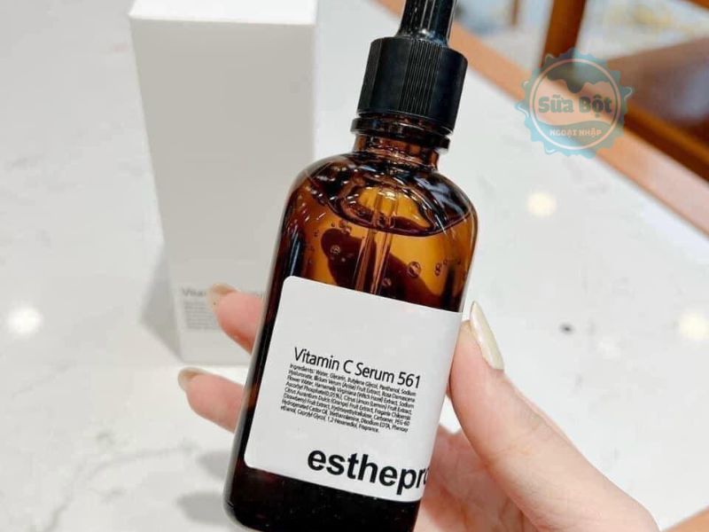 Vitamin C serum 561 Esthepro hỗ trợ làm trắng, đều màu da, hỗ trợ giảm thâm mụn Vitamin C serum 561 Esthepro hỗ trợ làm trắng, đều màu da, hỗ trợ giảm thâm mụn