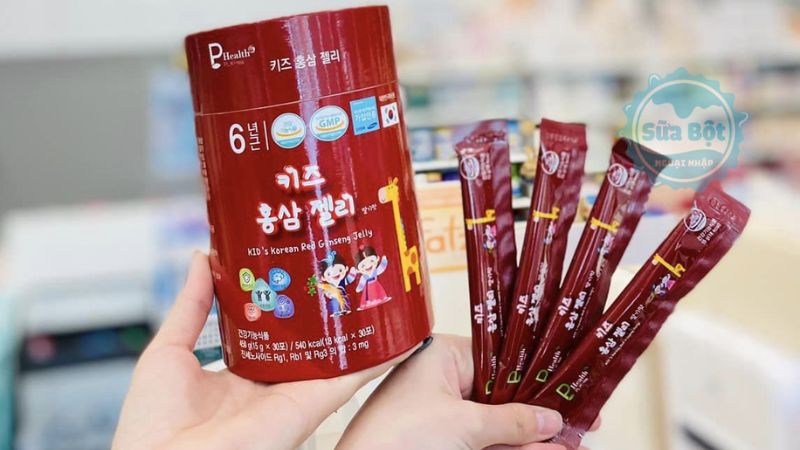 Thạch hồng sâm Baby PL Hàn Quốc dạng thạch hương dâu tây hấp dẫn Thạch hồng sâm Baby PL Hàn Quốc dạng thạch hương dâu tây hấp dẫn