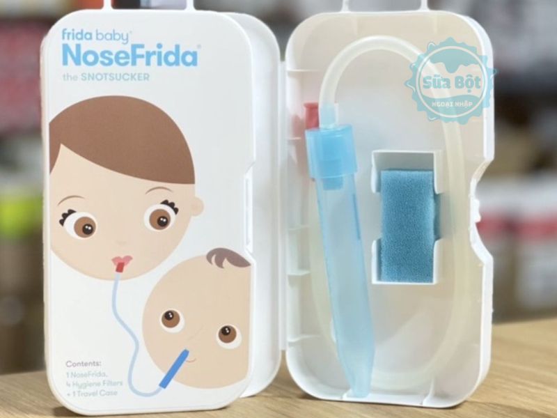 Dụng cụ hút mũi NoseFrida Thụy Điển có thêm miếng lọc ngăn dịch nhầy hút vào miệng của mẹ Dụng cụ hút mũi NoseFrida Thụy Điển có thêm miếng lọc ngăn dịch nhầy hút vào miệng của mẹ