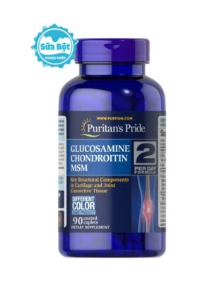 Viên Puritan’s Pride Glucosamine Chondroitin MSM bổ khớp Mỹ 90 viên