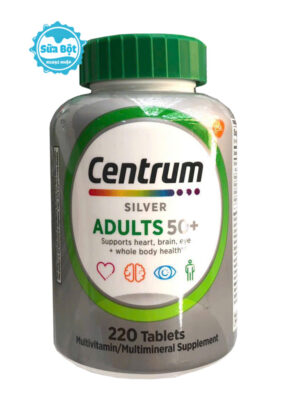 Vitamin tổng hợp Centrum Silver Adults 50+ của Mỹ 220 viên