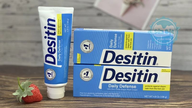 Kem chống hăm Desitin xanh không mùi, thoa lên da và làm sạch dễ dàng Kem chống hăm Desitin xanh không mùi, thoa lên da và làm sạch dễ dàng