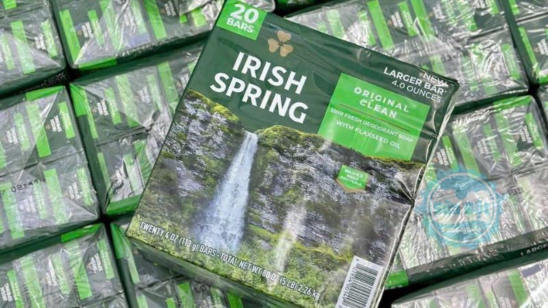 Xà bông cục Irish Spring Original Clean giúp làm sạch, khử mùi cho cơ thể Xà bông cục Irish Spring Original Clean giúp làm sạch, khử mùi cho cơ thể