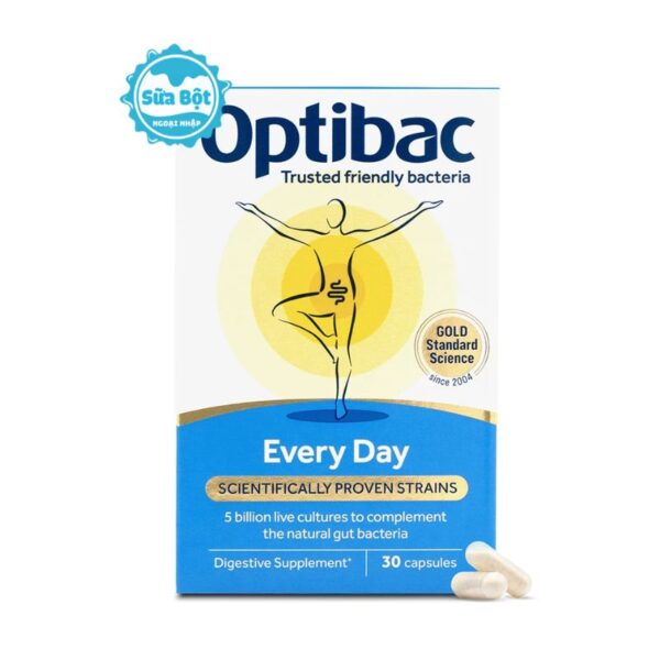 Men vi sinh Optibac Every Day của Anh 30 viên