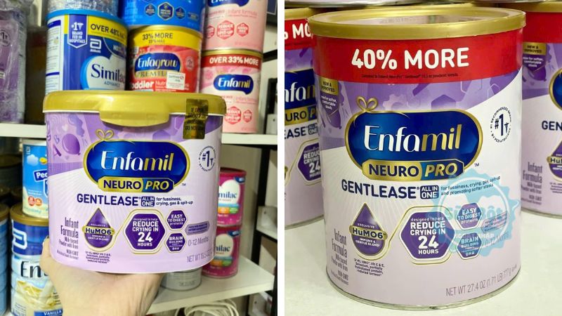 Sữa Enfamil NeuroPro Gentlease tím giảm tình trạng bé đầy hơi, khó tiêu, khó chịu Sữa Enfamil NeuroPro Gentlease tím giảm tình trạng bé đầy hơi khó tiêu