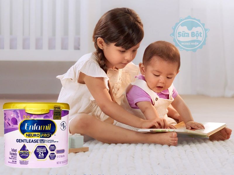 Sữa Enfamil NeuroPro Gentlease tím pha sữa và bảo quản theo hướng dẫn Sữa Enfamil NeuroPro Gentlease tím pha sữa và bảo quản theo hướng dẫn