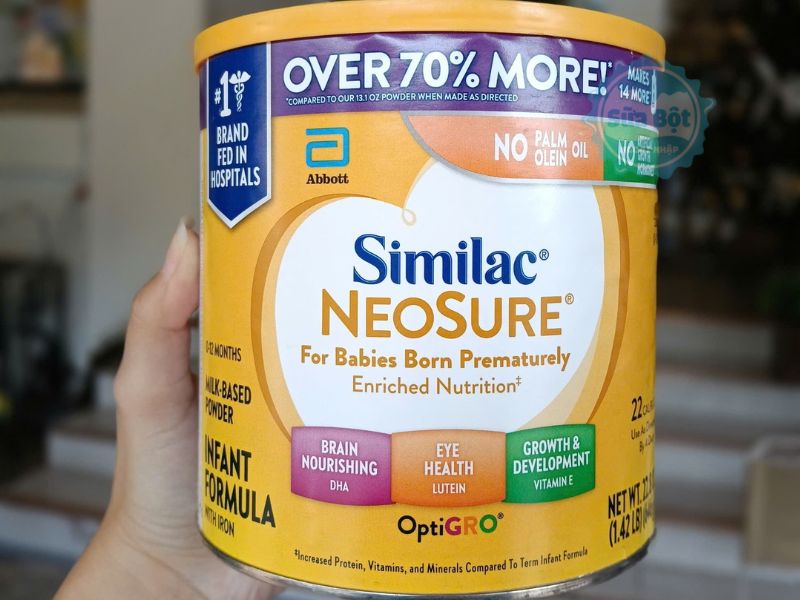 Sữa Similac Neosure 646g cho bé sinh non từ 0 tới 12 tháng tuổi Sữa Similac Neosure 646g cho bé sinh non từ 0 tới 12 tháng tuổi