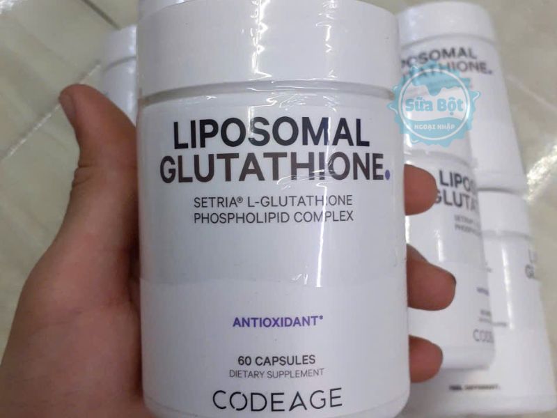 Viên uống Liposomal Glutathione hỗ trợ làm trắng da, giảm sạm nám da Viên uống Liposomal Glutathione hỗ trợ làm trắng da, giảm sạm nám da