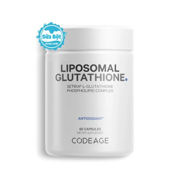 Viên uống Liposomal Glutathione hỗ trợ làm trắng da của Mỹ 60 viên