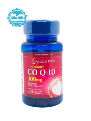Viên uống Puritan’s Pride CoQ10 100mg hỗ trợ tim mạch của Mỹ 60 viên