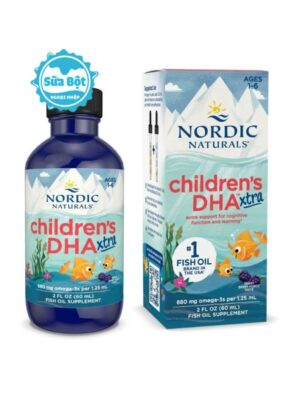 Siro DHA Nordic Naturals Children's DHA xtra cho bé từ 1 - 6 tuổi của Mỹ 60ml