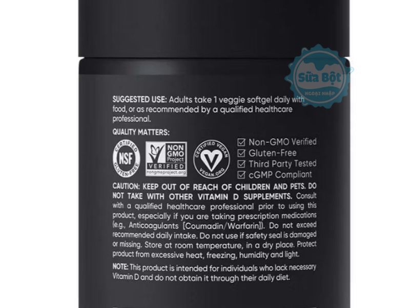 Viên vitamin D3K2 Sports Research Vitamin D3 + K2 cách sử dụng Viên vitamin D3K2 Sports Research Vitamin D3 + K2 cách sử dụng