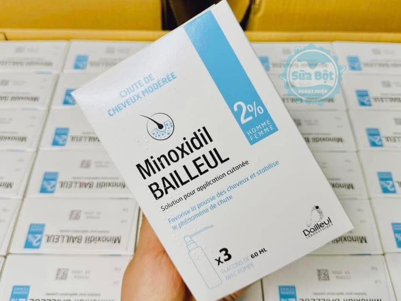 Xịt mọc tóc Minoxidil Bailleul 2% phù hợp cho nam và nữ giới sử dụng Xịt mọc tóc Minoxidil Bailleul 2% phù hợp cho nam và nữ giới sử dụng