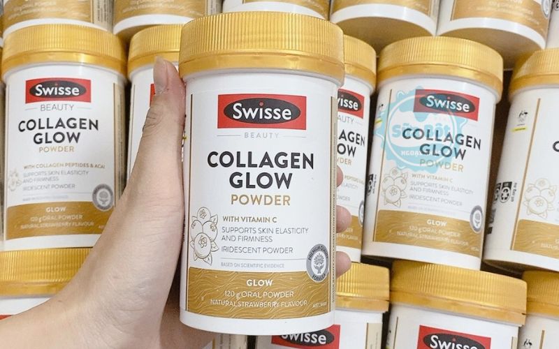 Swisse Beauty Collagen Glow Powder giúp da trẻ trung, đàn hồi