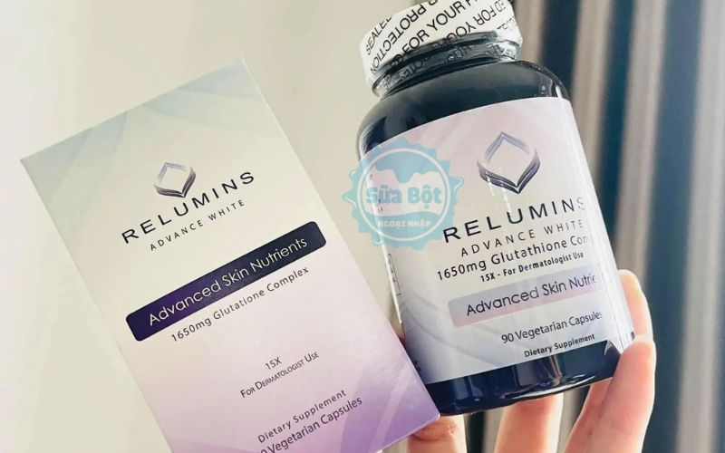 Viên uống Relumins giúp da trắng da, rạng rỡ hơn